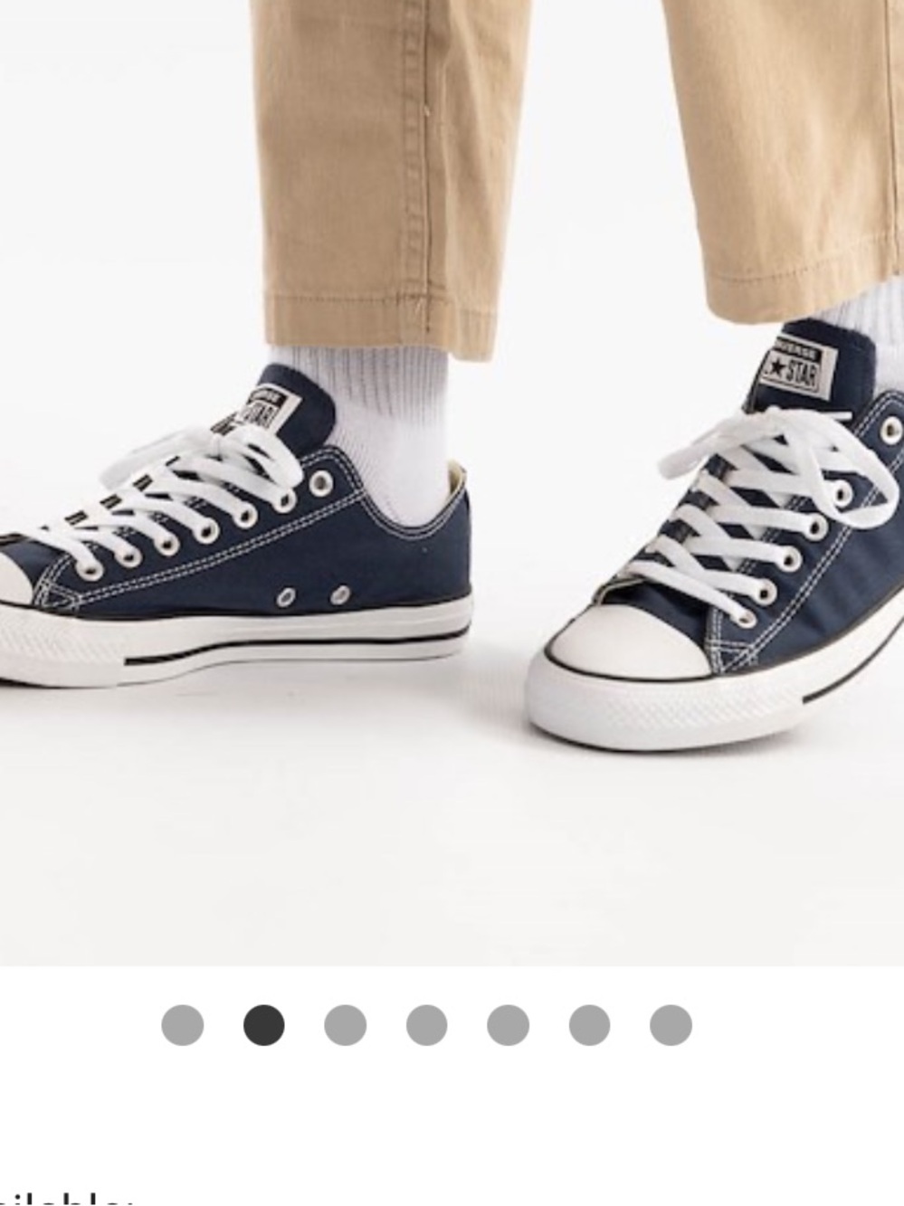 Converse Chuck Taylor All Star Low-Top Sneaker - Navy  Size - 11 New